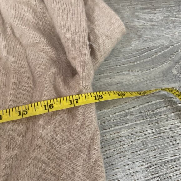 neiman marcus cashmere Open Front Cardigan Beige Knit Preppy S - Picture 4 of 6